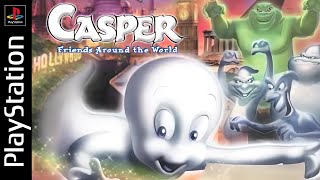 Casper Friends Around The World 100 Full Game  Longplay Ps1 [upl. by Bate]