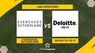 Deloitte FSI rescata un punto y frena a Eversheds [upl. by Airda]