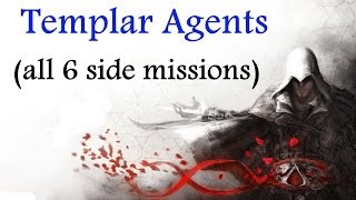 quotAssassins Creed Brotherhoodquot walkthrough 100 sync All 6 quotTemplar Agentquot assignments [upl. by Azelea]