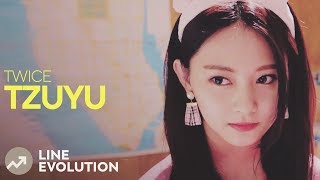 TWICE  TZUYU Line Evolution • APR2018 [upl. by Banyaz]