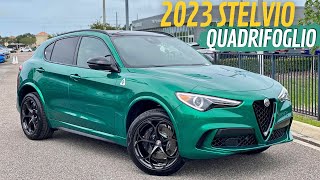 2023 Alfa Romeo Stelvio Quadrifoglio Is The Last QV Before The Facelift [upl. by Ylnevaeh]