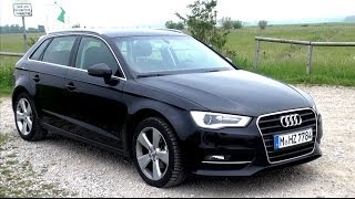 2014 Audi A3 20 TDI 150 HP Test Drive [upl. by Virge]