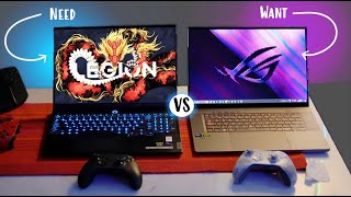 Legion 7i vs ROG Zephyrus G16  Practical or sleek ♥ [upl. by Etterual]