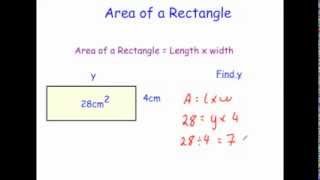 Area of a Rectangle  Corbettmaths [upl. by Moyna]