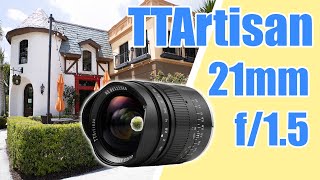 TTArtisan 21mm f15 Full Frame Lens REVIEW  FF wide angle lens  real live photos  ParadiseBizz [upl. by Ku162]