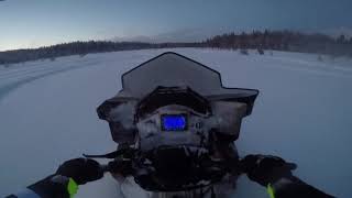 Polaris SKS 146 2018 Test ride [upl. by Enyawed]