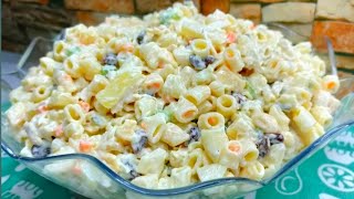 THE BEST AND CREAMY CHICKEN MACARONI SALAD [upl. by Giff]