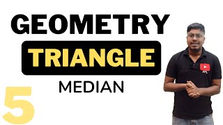 GeometryTriangle  Lesson5  Median Based Questions [upl. by Onibas115]