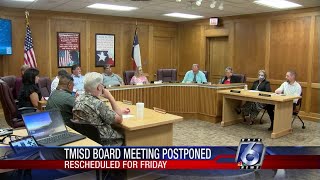 TMISD postpones meeting to discuss status of superintendent [upl. by Remark750]