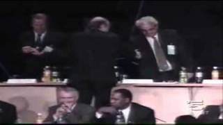 Sepp Blatter Falls Off a Stage [upl. by Enyak493]