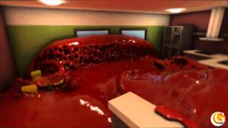 Realflow Slow Motion Kitchen Flood Full HD [upl. by Gans]