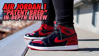 EARLY LOOK PATENT BRED JORDAN 1s ON FEET [upl. by Harli]