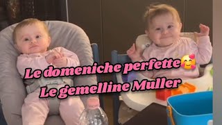 le piccole gemelline MULLER domenica perfetta🥰❤️ [upl. by Daune]