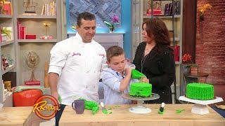 Watch Cake Boss Buddy Valastros Adorable Kids Frost Cakes [upl. by Scrogan]