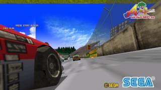 Sega Racing Classic in HD with PS3 audio Ringwide emulator teknoparrot 03 [upl. by Kcerb208]