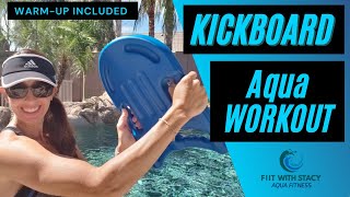 AquaFIIT Aqua Fitness Toning Kickboard The Ultimate Workout for a Toned Body  35 min  All Levels [upl. by Nussbaum]