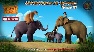 Adventures of Mowgli  Jungle Book Cartoon For Kids  Stories In English  Funny wild Animals [upl. by Heinrick]