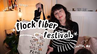 Flock fiber festival recap and yarn haul 🐑🧶✨ [upl. by Cyndi]