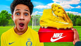 I Surprised Kid Ronaldo With His DREAM Football Boots [upl. by Terrab]