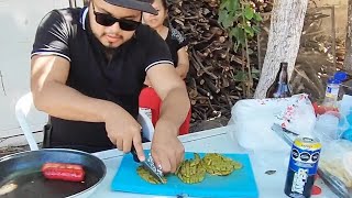 cocinando nopales asados al cocedor de leña en el rancho Sain Alto Zacatecas ❤️ [upl. by Acinoda]