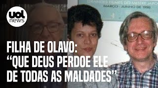 Morte de Olavo de Carvalho Filha se manifesta e diz Que Deus perdoe ele de todas as maldades [upl. by Aicilak]