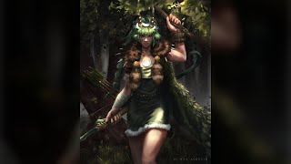 Artemis 3  Digital Painting Process Hades Fan Art [upl. by Inahpets]