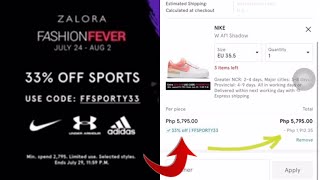 How to order in Zalora  33 Discount Voucher  Nike Shoes  Philippines  Annie Desembrana [upl. by Yasnyl]