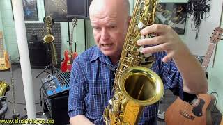 Free Saxophone Lessons  Part 6  Your First Three Notes [upl. by Etnaihc]