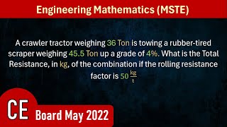 CE Board MSTC Problem 4 Construction Methods  CE May 2022 [upl. by Dalt748]