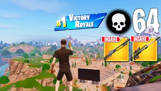 64 Elimination Solo Vs Squads Wins Full Gameplay Fortnite Chapter 5 [upl. by Ime]