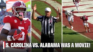 EPIC FINAL 2 MINUTES of South Carolina vs Alabama was a Rollercoaster 🤯🍿  ESPN College Football [upl. by Tinor293]