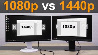 DEUTSCH 1080p vs 1440p Monitor [upl. by Notxed]