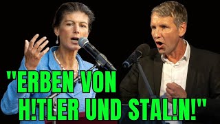 Nächste CDU Entgleisung  quotHöcke Htlers Erbe Wagenknecht Stalns Erbequot [upl. by Esinehc]