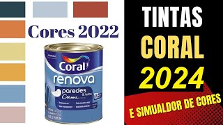 TINTA CORAL  VEJA O SIMULADOR DE CORES PARA COLOCAR A COR CERTA EM SUA CASA [upl. by Trebma275]