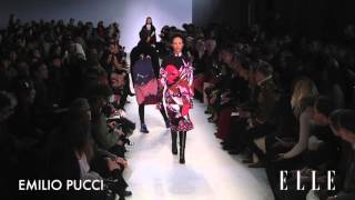 Emilio Pucci Milán Fashion Week Otoño  invierno 20162017  Elle España [upl. by Possing760]