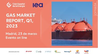 Presentación del Informe de la IEA GAS MARKETS 2023 Q1 [upl. by Nnylirak471]