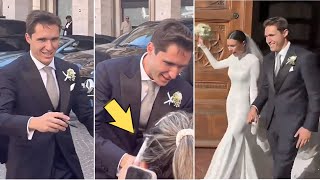 Federico Chiesa Signing Autographs on His Wedding Day [upl. by Anivid]