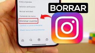 Cómo ELIMINAR cuenta de Instagram PARA SIEMPRE ❌ [upl. by Gaspar682]