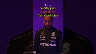 ❌ Verstappen SHUTS DOWN Hamiltons radical F1 idea [upl. by Woodhead]