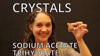 Sodium Acetate Trihydrate  Crystals [upl. by Ahsinawt]