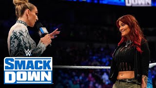 Lita returns to SmackDown to hit the Twist of Fate on Charlotte Flair SmackDown Jan 14 2022 [upl. by Enialb]