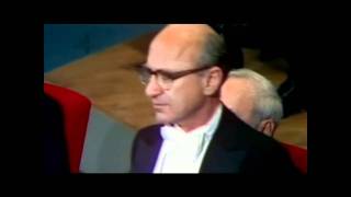 Milton Friedman interrupted by leftwing activist at the Nobel prize ceremony [upl. by Aiden]