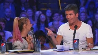 Demi Lovato and Simon Cowell  Funniest moments on The X factor  Season 2 16 LEGENDADO [upl. by Huber]