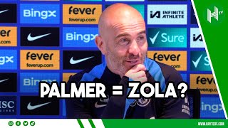 PALMER DOESNT KNOW WHO ZOLA IS  Marescas HILARIOUS response to Chelsea legend comparisons [upl. by Nospmis]