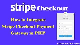 Stripe Checkout Integration in PHP [upl. by Staal]