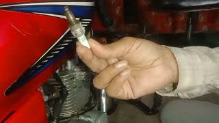 best spark plug NGK long time travel best current for suzukiGs150  GR  GD110 [upl. by Aisylla521]