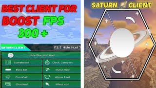 Best Client For MCPE  Saturn Client For MCPE Mediafire Link 🔗 [upl. by Oiratno]