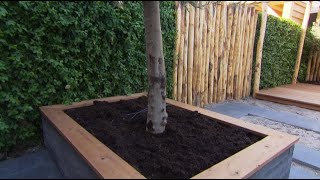 DIY borderbak met zitplek  Eigen Huis amp Tuin [upl. by Negyam]