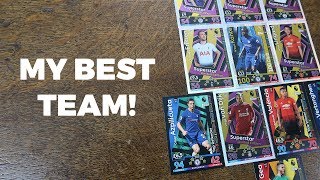 MY BEST £100m TEAM Match Attax 201819 [upl. by Ardnahcal864]