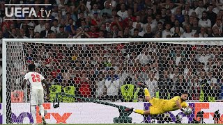 ITALY 11 ENGLAND PENALTY SHOOTOUT EURO 2020 FINAL [upl. by Eellah81]